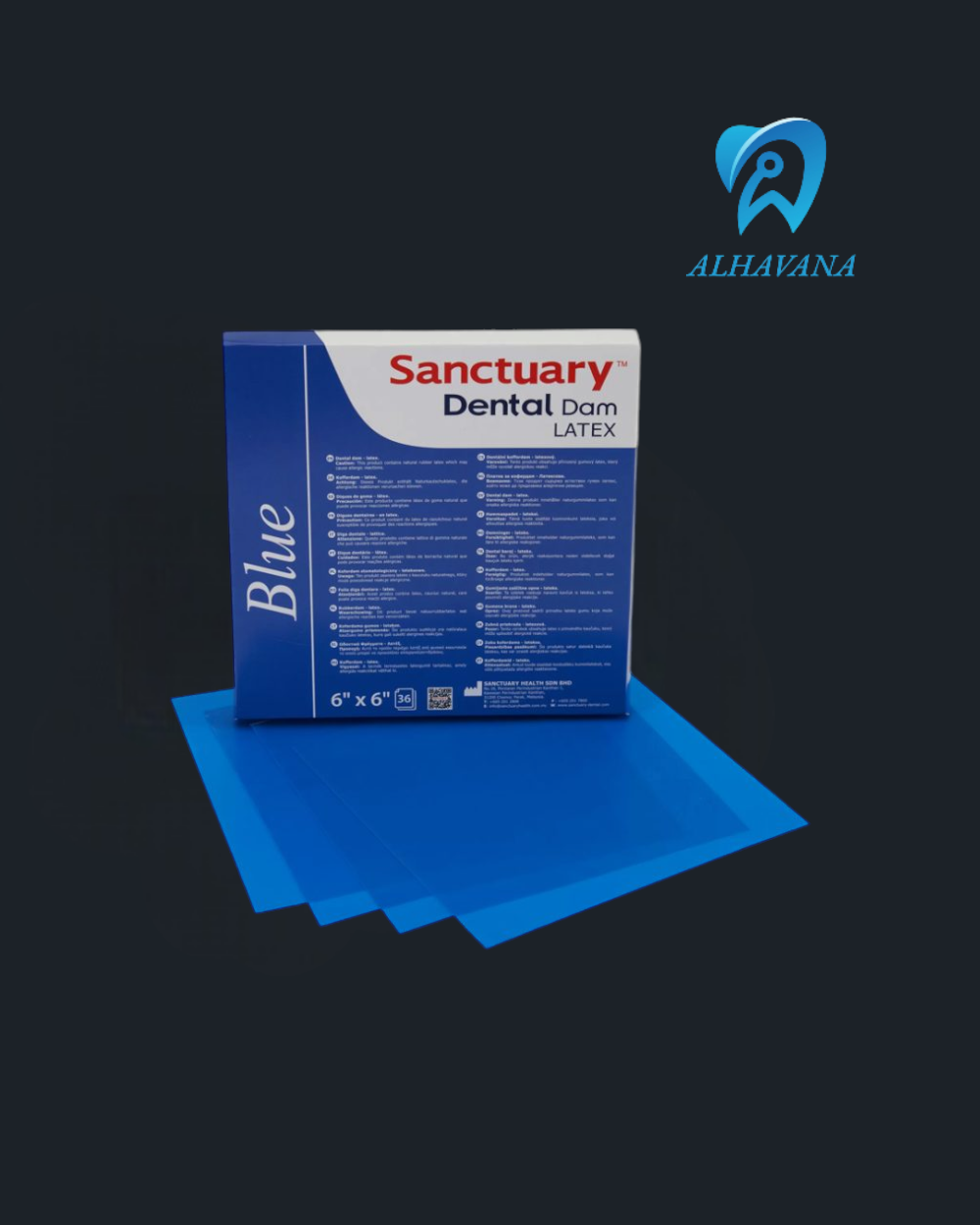 Sanctuary dental dam plue