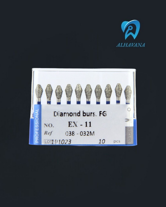 11–FG diamond burs Ex